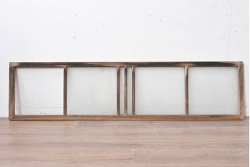 アンティーク建具　昭和初期から昭和中期　すっきりしたデザインの明り取り1枚　(R-089161)