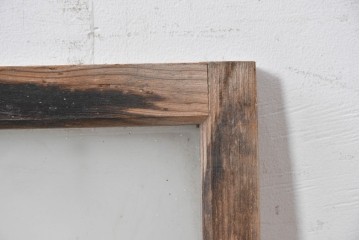 アンティーク建具　昭和初期から昭和中期　すっきりしたデザインの明り取り1枚　(R-089161)