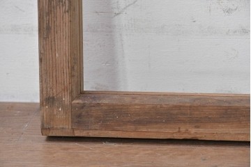アンティーク建具　昭和初期から昭和中期　すっきりしたデザインの明り取り1枚　(R-089161)