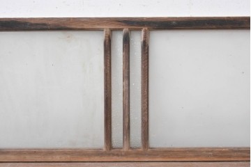 アンティーク建具　昭和初期から昭和中期　すっきりしたデザインの明り取り1枚　(R-089161)