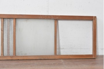 アンティーク建具　昭和初期から昭和中期　すっきりしたデザインの明り取り1枚　(R-089161)