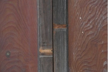 アンティーク建具　昭和初期から昭和中期　レトロなガラス戸4枚セット　(R-089162)