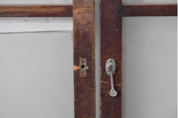 アンティーク建具　昭和初期から昭和中期　レトロなガラス戸4枚セット　(R-089162)