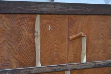 アンティーク建具　昭和初期から昭和中期　レトロなガラス戸4枚セット　(R-089162)