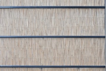 アンティーク建具　昭和初期から昭和中期　波千鳥の意匠が愛らしい夏戸2枚セット　(R-089167)