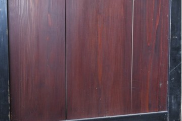 アンティーク建具　明治期　重厚な色合いの帯戸4枚セット　(R-089174)