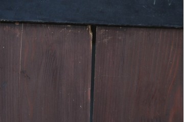 アンティーク建具　明治期　重厚な色合いの帯戸4枚セット　(R-089174)