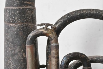 イギリスアンティーク　英国救世軍(Salvation Army)のブラスバンドで使われていた金管楽器　※ディスプレイ用　(R-089175)
