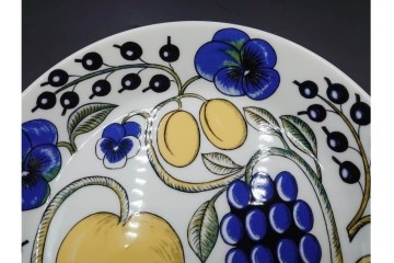ARABIA FINLAND(アラビア フィンランド)　paratiisi(パラティッシ)　色鮮やかな果実と花々が描かれたボウル・プレート3枚セット　(R-089211)