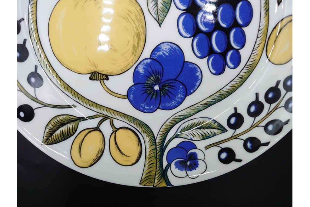 ARABIA FINLAND(アラビア フィンランド)　paratiisi(パラティッシ)　色鮮やかな果実と花々が描かれたボウル・プレート3枚セット　(R-089211)