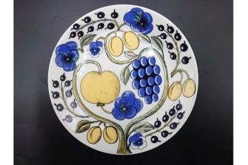ARABIA FINLAND(アラビア フィンランド)　paratiisi(パラティッシ)　色鮮やかな果実と花々が描かれたボウル・プレート3枚セット　(R-089211)