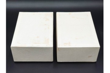 大倉陶園(OKURA/OAC)　沼田一雅作　白磁　「双卯」　共箱付き　(R-089212)