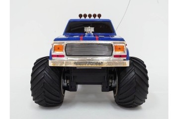 タイヨー(TAIYO)　4WD BIG ROADER(ビッグローダー)　レトロな青いピックアップトラックのラジコン　プロポ(コントローラー)・外箱付き　(R-089214)