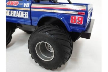 タイヨー(TAIYO)　4WD BIG ROADER(ビッグローダー)　レトロな青いピックアップトラックのラジコン　プロポ(コントローラー)・外箱付き　(R-089214)