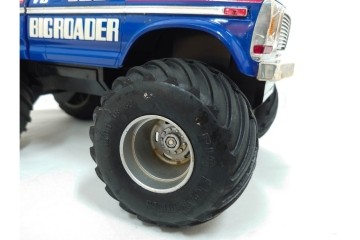 タイヨー(TAIYO)　4WD BIG ROADER(ビッグローダー)　レトロな青いピックアップトラックのラジコン　プロポ(コントローラー)・外箱付き　(R-089214)