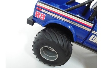 タイヨー(TAIYO)　4WD BIG ROADER(ビッグローダー)　レトロな青いピックアップトラックのラジコン　プロポ(コントローラー)・外箱付き　(R-089214)