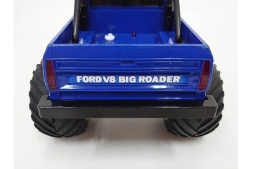 タイヨー(TAIYO)　4WD BIG ROADER(ビッグローダー)　レトロな青いピックアップトラックのラジコン　プロポ(コントローラー)・外箱付き　(R-089214)