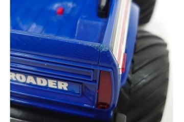 タイヨー(TAIYO)　4WD BIG ROADER(ビッグローダー)　レトロな青いピックアップトラックのラジコン　プロポ(コントローラー)・外箱付き　(R-089214)