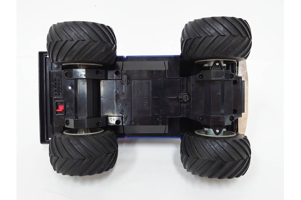 タイヨー(TAIYO)　4WD BIG ROADER(ビッグローダー)　レトロな青いピックアップトラックのラジコン　プロポ(コントローラー)・外箱付き　(R-089214)