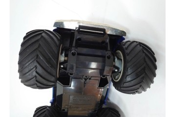 タイヨー(TAIYO)　4WD BIG ROADER(ビッグローダー)　レトロな青いピックアップトラックのラジコン　プロポ(コントローラー)・外箱付き　(R-089214)