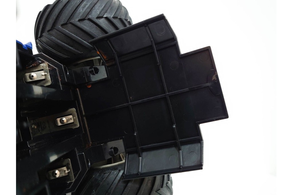 タイヨー(TAIYO)　4WD BIG ROADER(ビッグローダー)　レトロな青いピックアップトラックのラジコン　プロポ(コントローラー)・外箱付き　(R-089214)