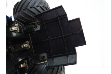タイヨー(TAIYO)　4WD BIG ROADER(ビッグローダー)　レトロな青いピックアップトラックのラジコン　プロポ(コントローラー)・外箱付き　(R-089214)