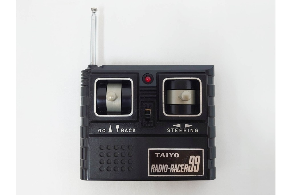 タイヨー(TAIYO)　4WD BIG ROADER(ビッグローダー)　レトロな青いピックアップトラックのラジコン　プロポ(コントローラー)・外箱付き　(R-089214)
