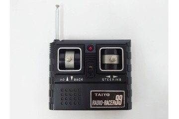 タイヨー(TAIYO)　4WD BIG ROADER(ビッグローダー)　レトロな青いピックアップトラックのラジコン　プロポ(コントローラー)・外箱付き　(R-089214)