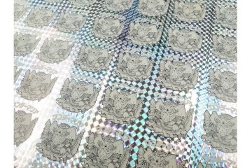 当時物　印刷途中　ビックリマン　悪魔VS天使シール　ワンダーマリア　パチ物のアンカットシート　(R-089215)