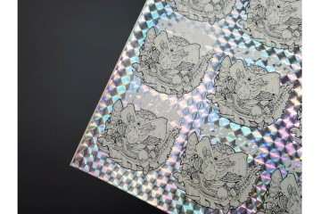 当時物　印刷途中　ビックリマン　悪魔VS天使シール　ワンダーマリア　パチ物のアンカットシート　(R-089215)