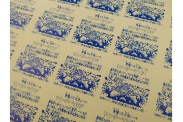 当時物　印刷途中　ビックリマン　悪魔VS天使シール　ワンダーマリア　パチ物のアンカットシート　(R-089215)
