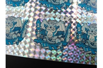 当時物　ビックリマン　悪魔VS天使シール　ワンダーマリア　パチ物のアンカットシート　(R-089216)