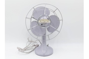 日立(HITACHI)　M-6020　3枚羽　レトロなデスクファン　(R-089221)
