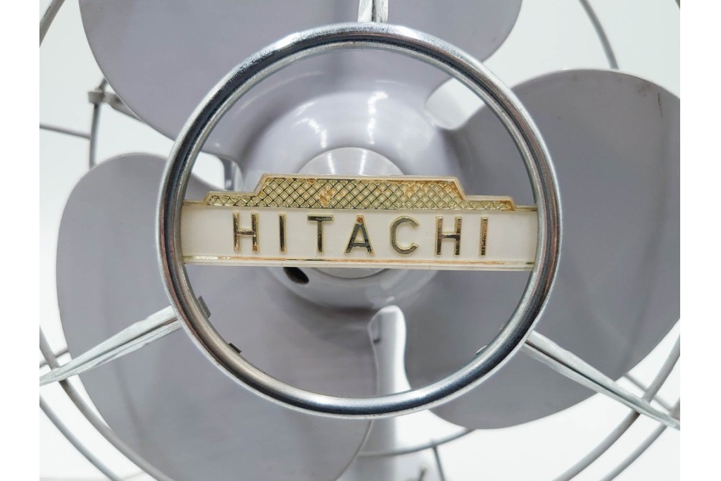 日立(HITACHI)　M-6020　3枚羽　レトロなデスクファン　(R-089221)