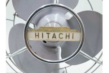 日立(HITACHI)　M-6020　3枚羽　レトロなデスクファン　(R-089221)