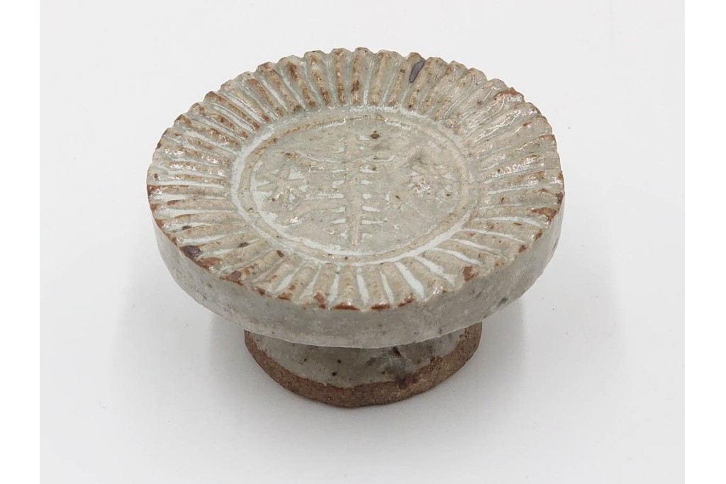 李朝　白磁　鳥形など意匠違いの餅型・菓子型6点セット　(R-089229)