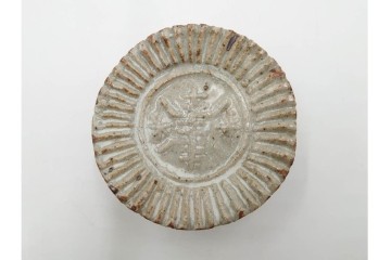 李朝　白磁　鳥形など意匠違いの餅型・菓子型6点セット　(R-089229)