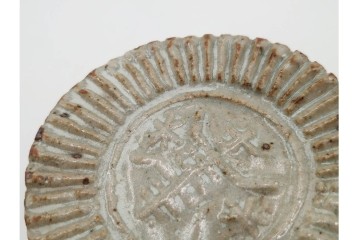 李朝　白磁　鳥形など意匠違いの餅型・菓子型6点セット　(R-089229)