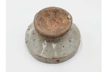 李朝　白磁　鳥形など意匠違いの餅型・菓子型6点セット　(R-089229)