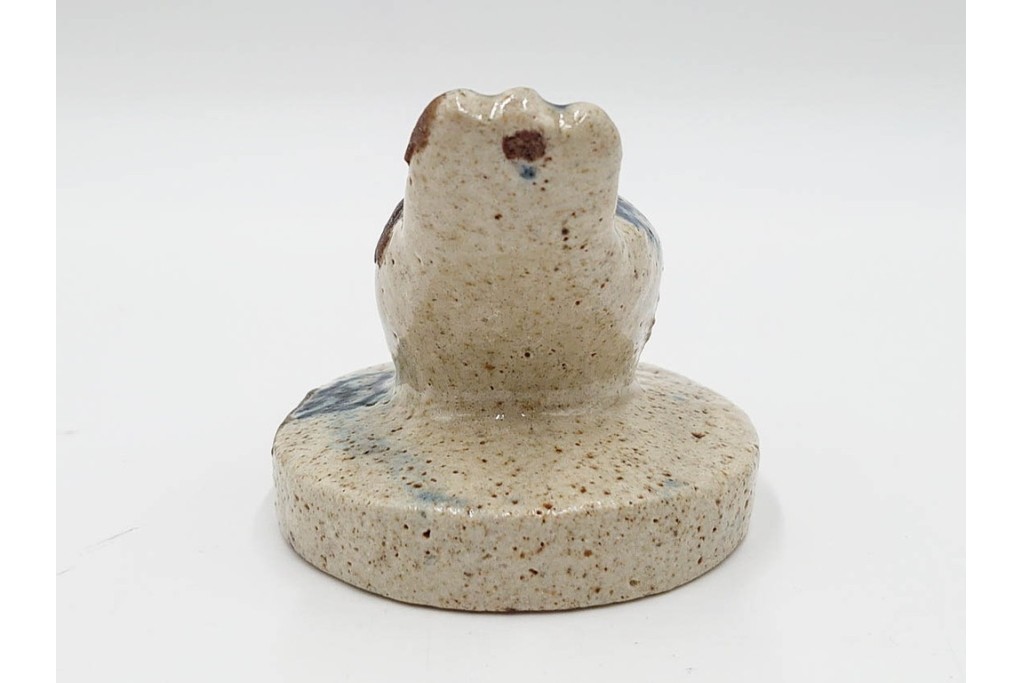 李朝　白磁　鳥形など意匠違いの餅型・菓子型6点セット　(R-089229)