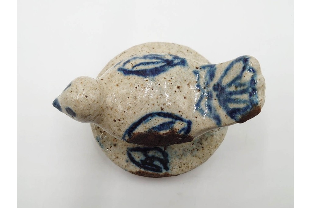 李朝　白磁　鳥形など意匠違いの餅型・菓子型6点セット　(R-089229)