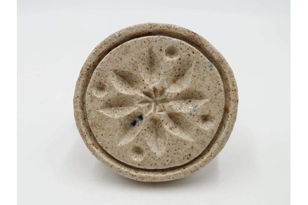 李朝　白磁　鳥形など意匠違いの餅型・菓子型6点セット　(R-089229)
