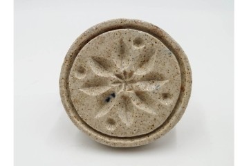 李朝　白磁　鳥形など意匠違いの餅型・菓子型6点セット　(R-089229)