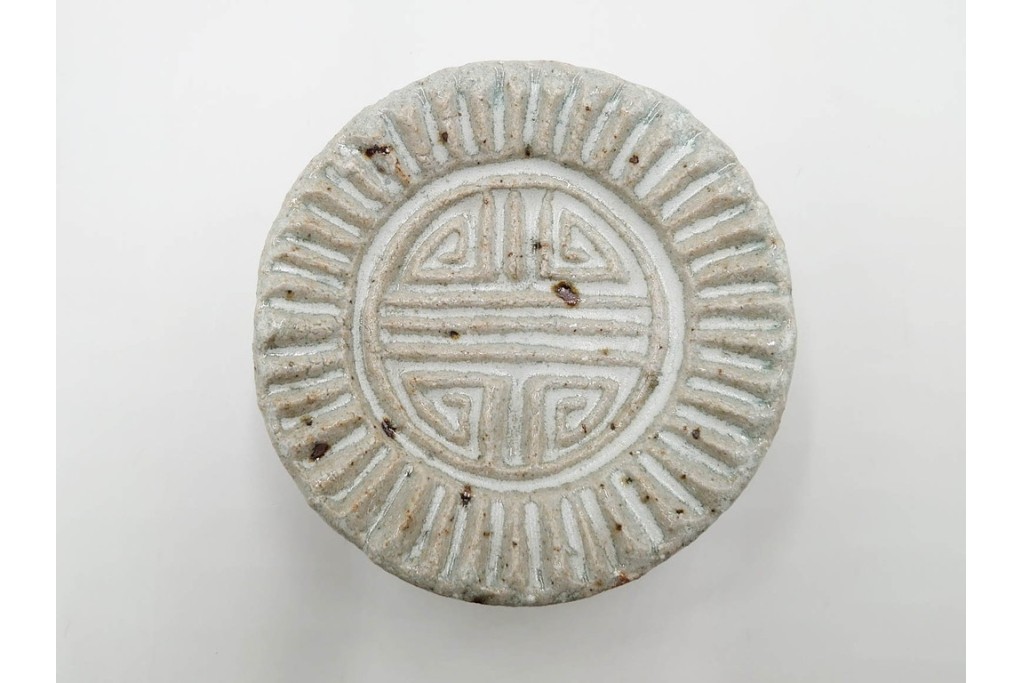 李朝　白磁　鳥形など意匠違いの餅型・菓子型6点セット　(R-089229)
