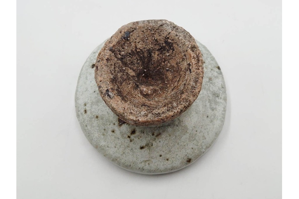 李朝　白磁　鳥形など意匠違いの餅型・菓子型6点セット　(R-089229)