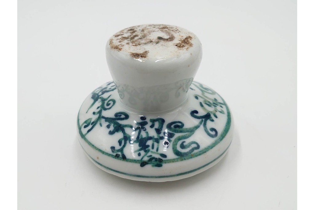 李朝　白磁　鳥形など意匠違いの餅型・菓子型6点セット　(R-089229)