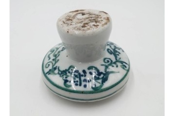 李朝　白磁　鳥形など意匠違いの餅型・菓子型6点セット　(R-089229)