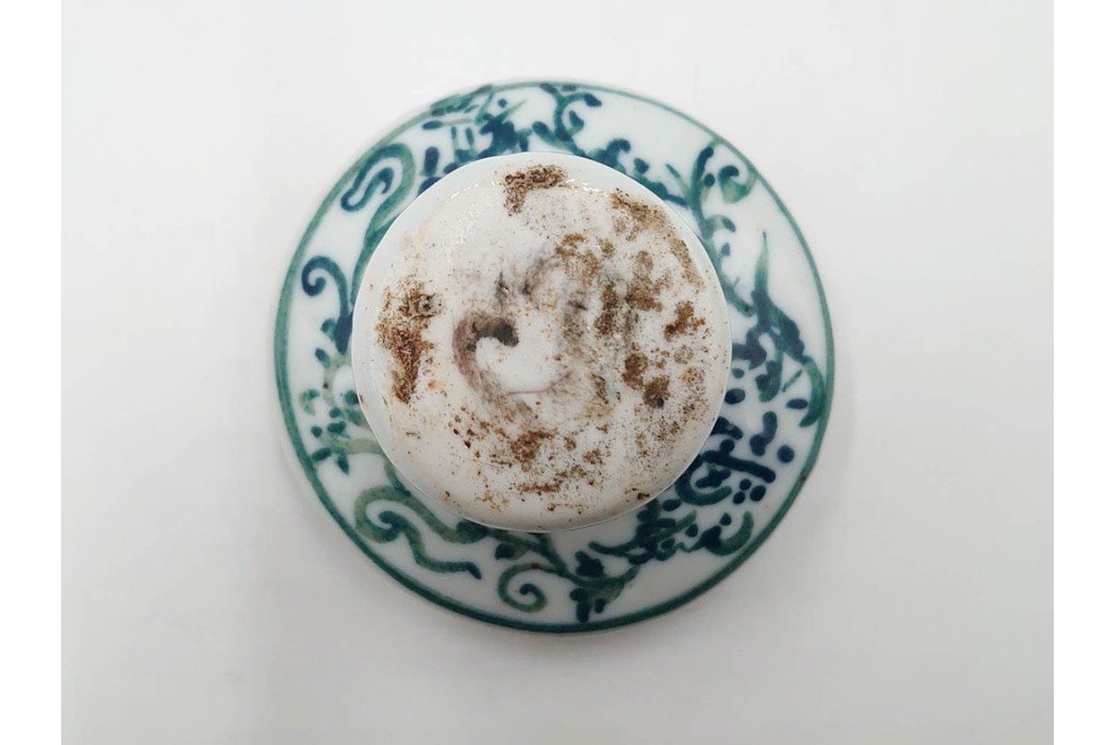 李朝　白磁　鳥形など意匠違いの餅型・菓子型6点セット　(R-089229)