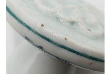 李朝　白磁　鳥形など意匠違いの餅型・菓子型6点セット　(R-089229)