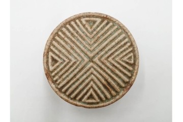李朝　白磁　鳥形など意匠違いの餅型・菓子型6点セット　(R-089229)